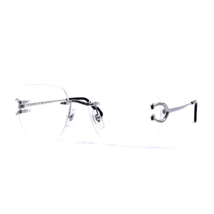 Silver Transparent Optical Glasses - CCT0416O002